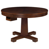 Marietta  Game Table Set Tobacco and Tan