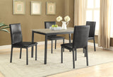 Garza  Dining Room Set Weathered Grey and Black