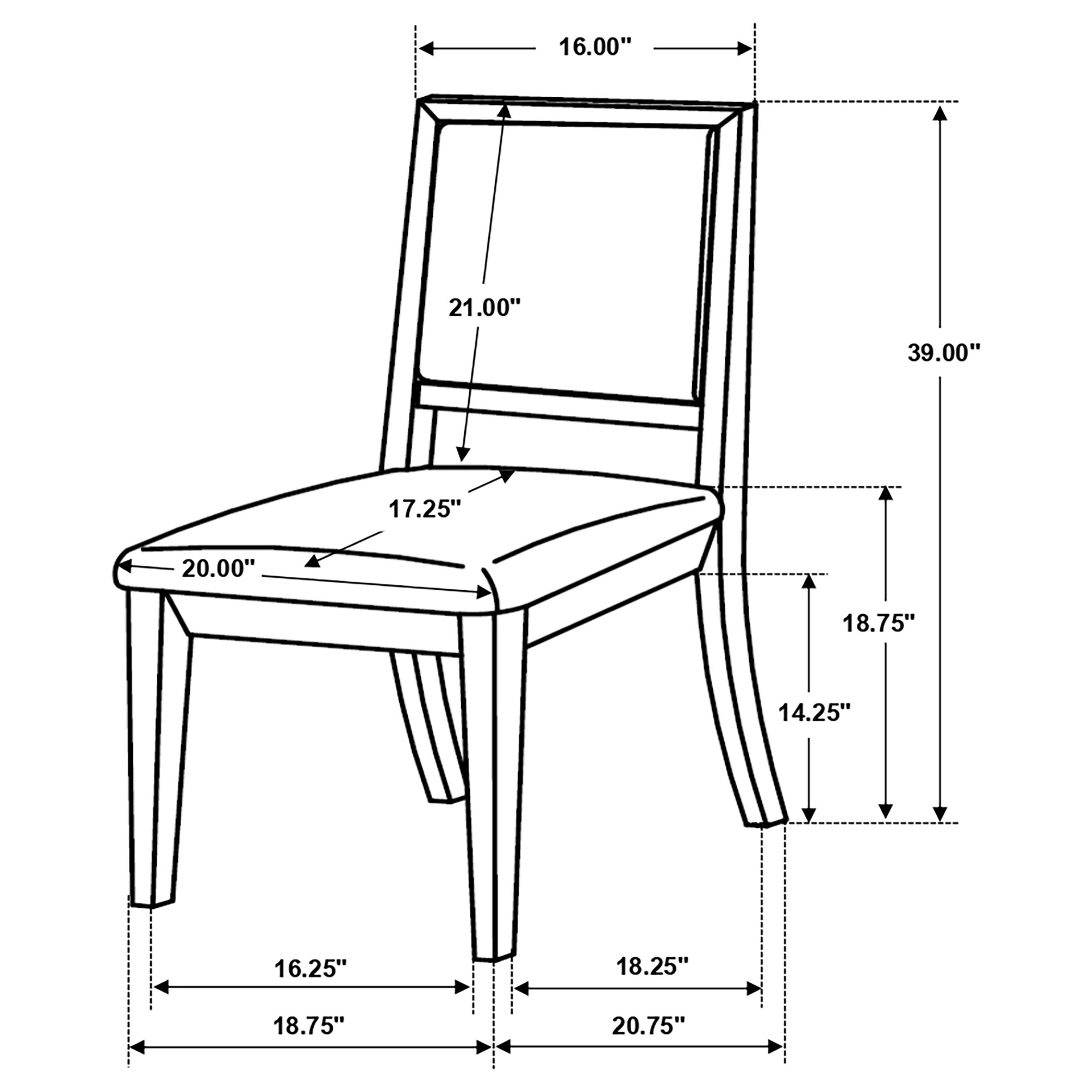 Louise  Dining Set Black and Cream