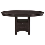 Lavon  Dining Room Set Espresso and Black