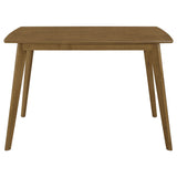 Kersey Dining Table with Angled Legs Chestnut