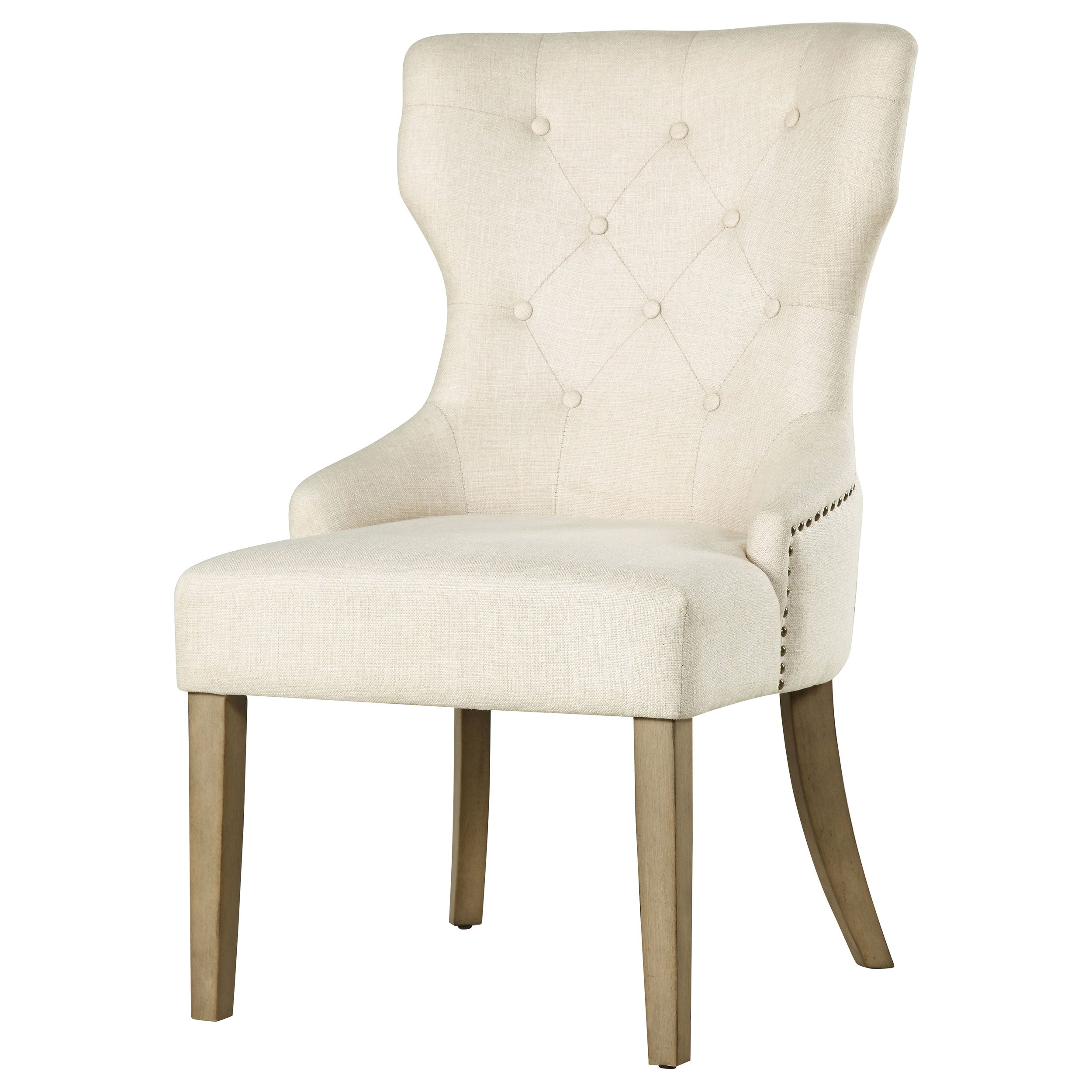 Baney Tufted Upholstered Dining Chair Beige