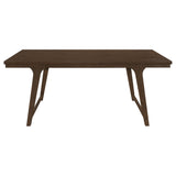 Reynolds Rectangular Dining Table Brown Oak