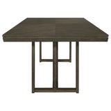 Kelly Rectangular Dining Table Dark Grey