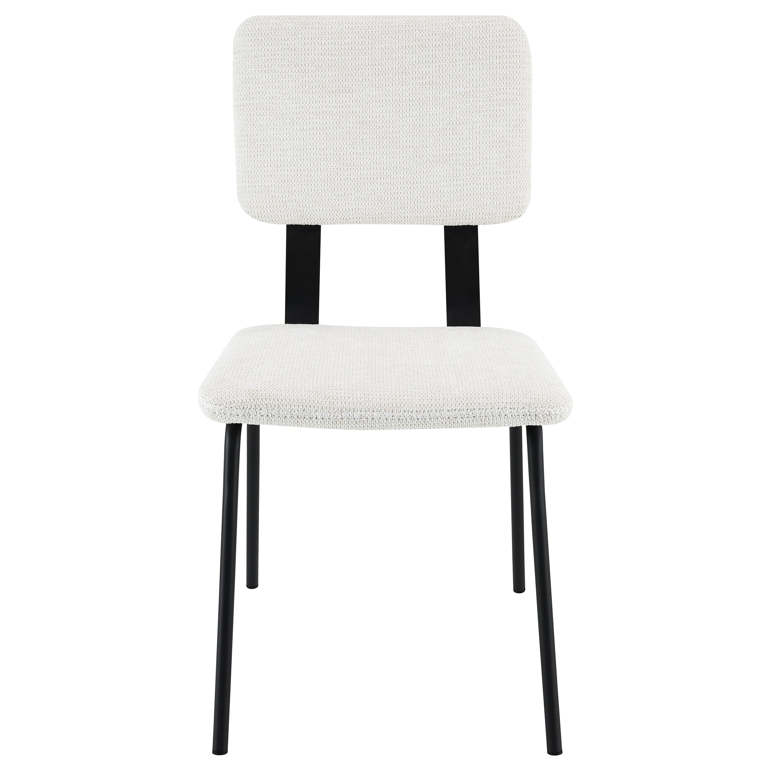 Calla Fabric Upholstered Dining Side Chair White (Set of 2)