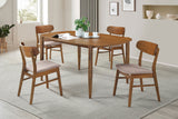 Dortch  Oval Solid Wood Dining Set Walnut