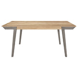 Nogales Wooden Dining Table Acacia and Coastal Grey