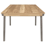 Nogales Wooden Dining Table Acacia and Coastal Grey