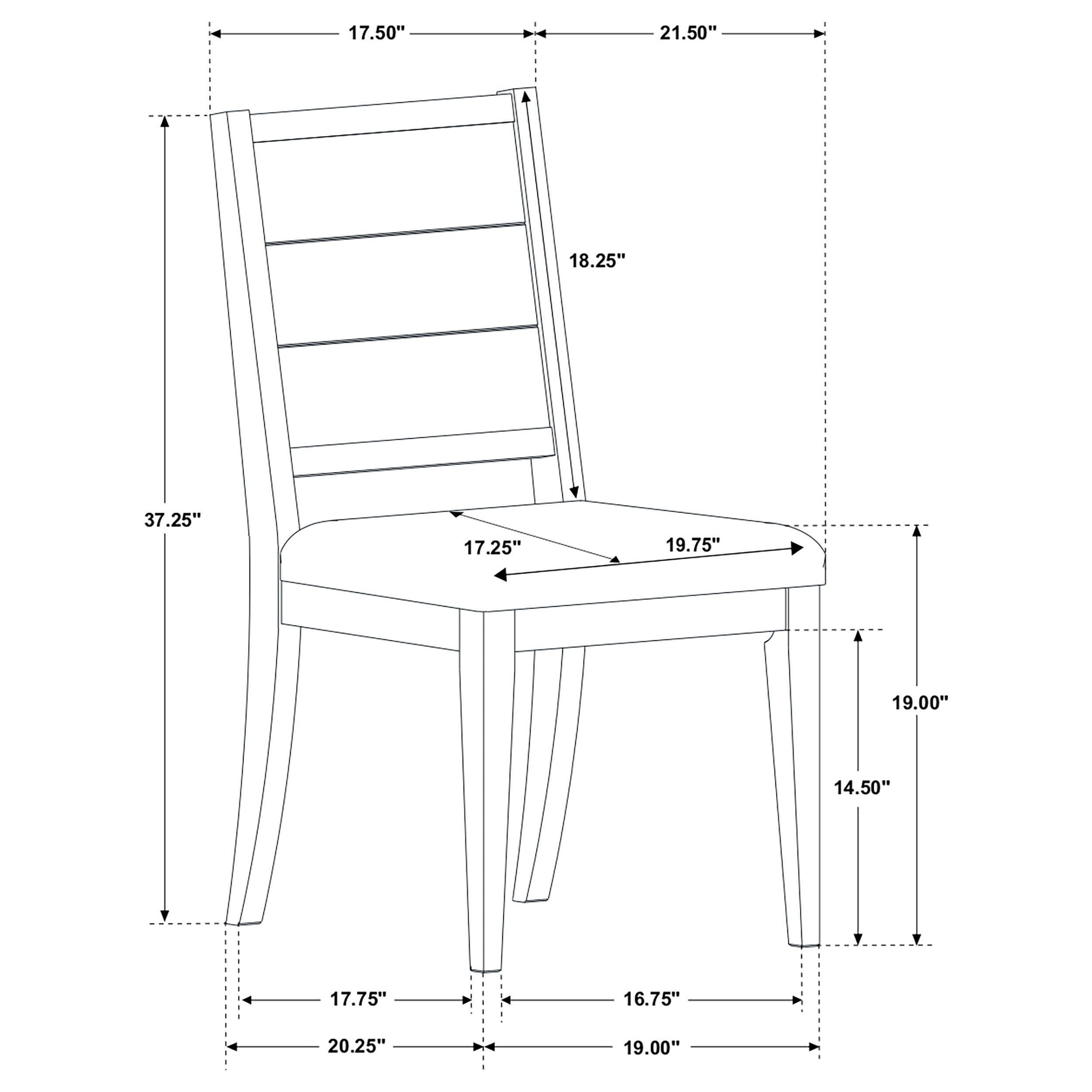 Elodie  Dining Table Set with Extension Leaf Grey and Black