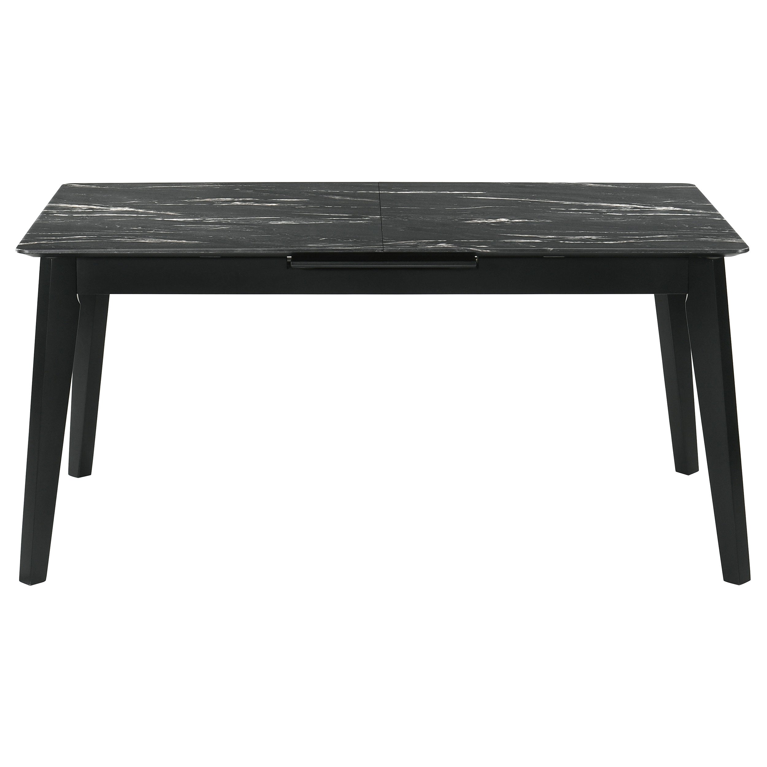 Crestmont  Extension Leaf Dining Table Set Black