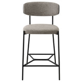 Elison Counter Height Bar Stool Light Brown (Set of 2)