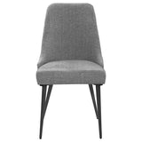 Alan Upholstered Dining Chairs Grey (Set of 2)