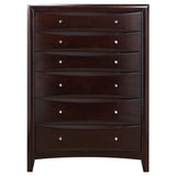 Phoenix 6-drawer Chest Deep Cappuccino