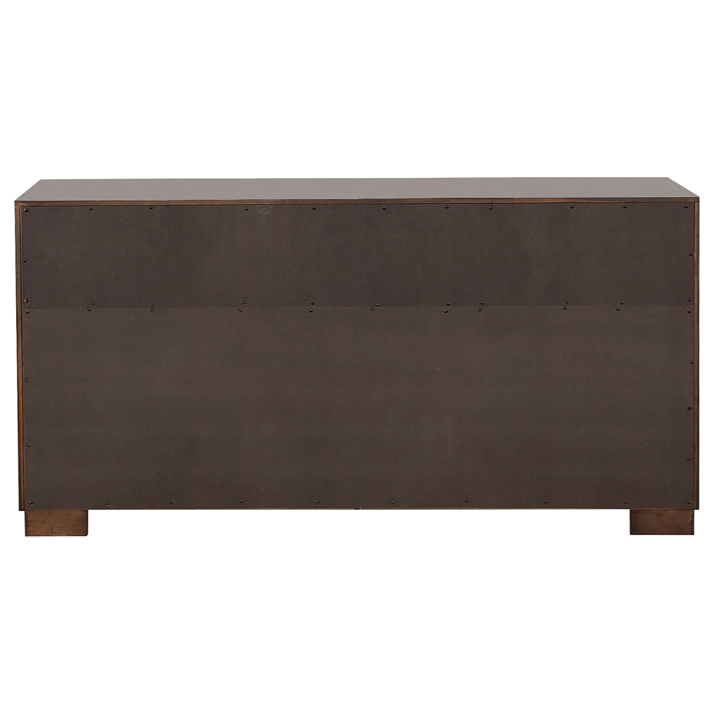 Jessica 6-drawer Dresser with Mirror Cappuccino