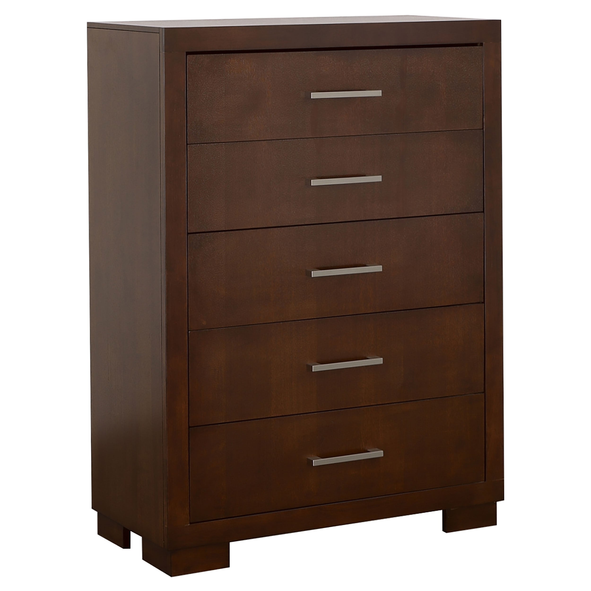 Jessica 5-drawer Chest Cappuccino