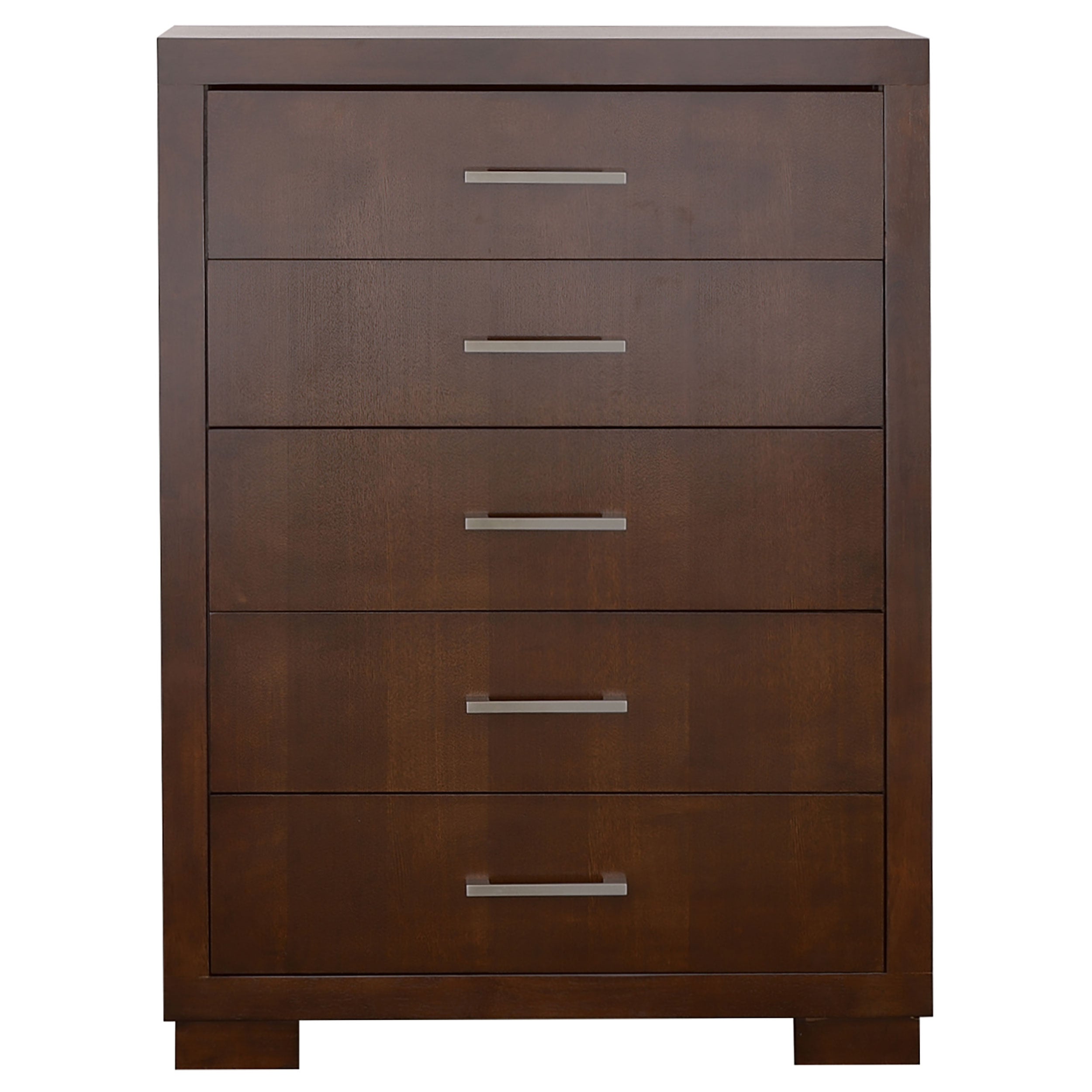 Jessica 5-drawer Chest Cappuccino