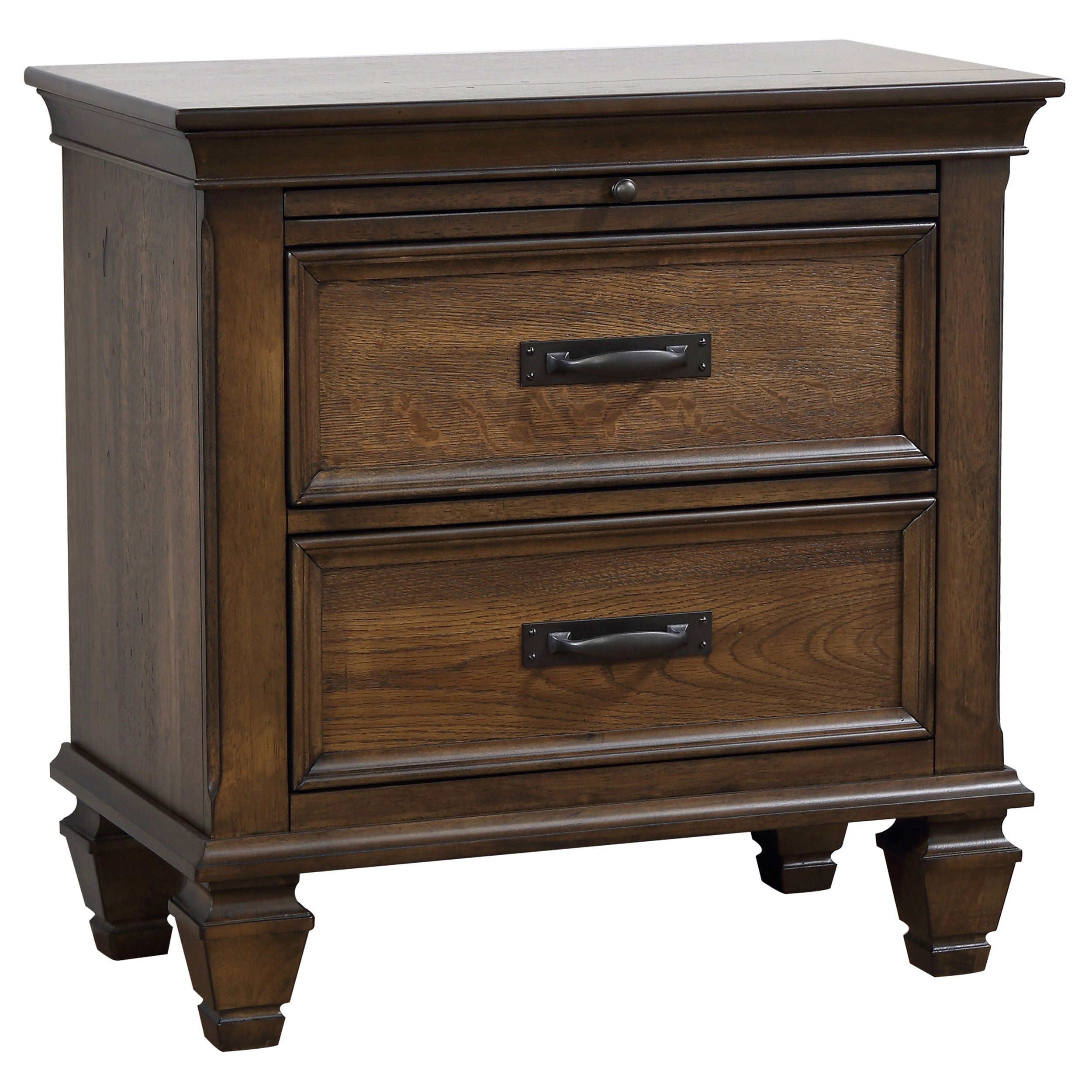 Franco   Bedroom Set Burnished Oak