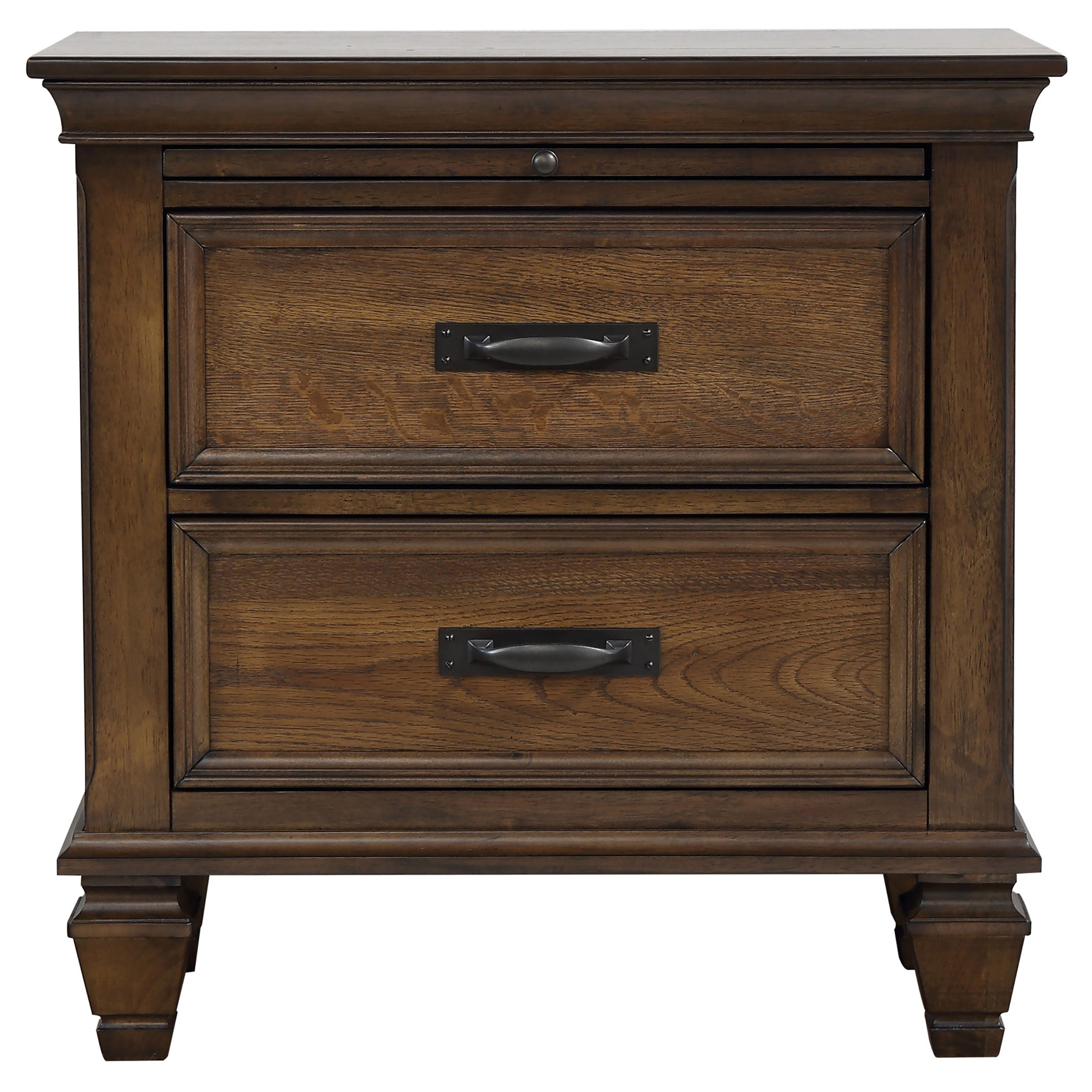 Franco   Bedroom Set Burnished Oak