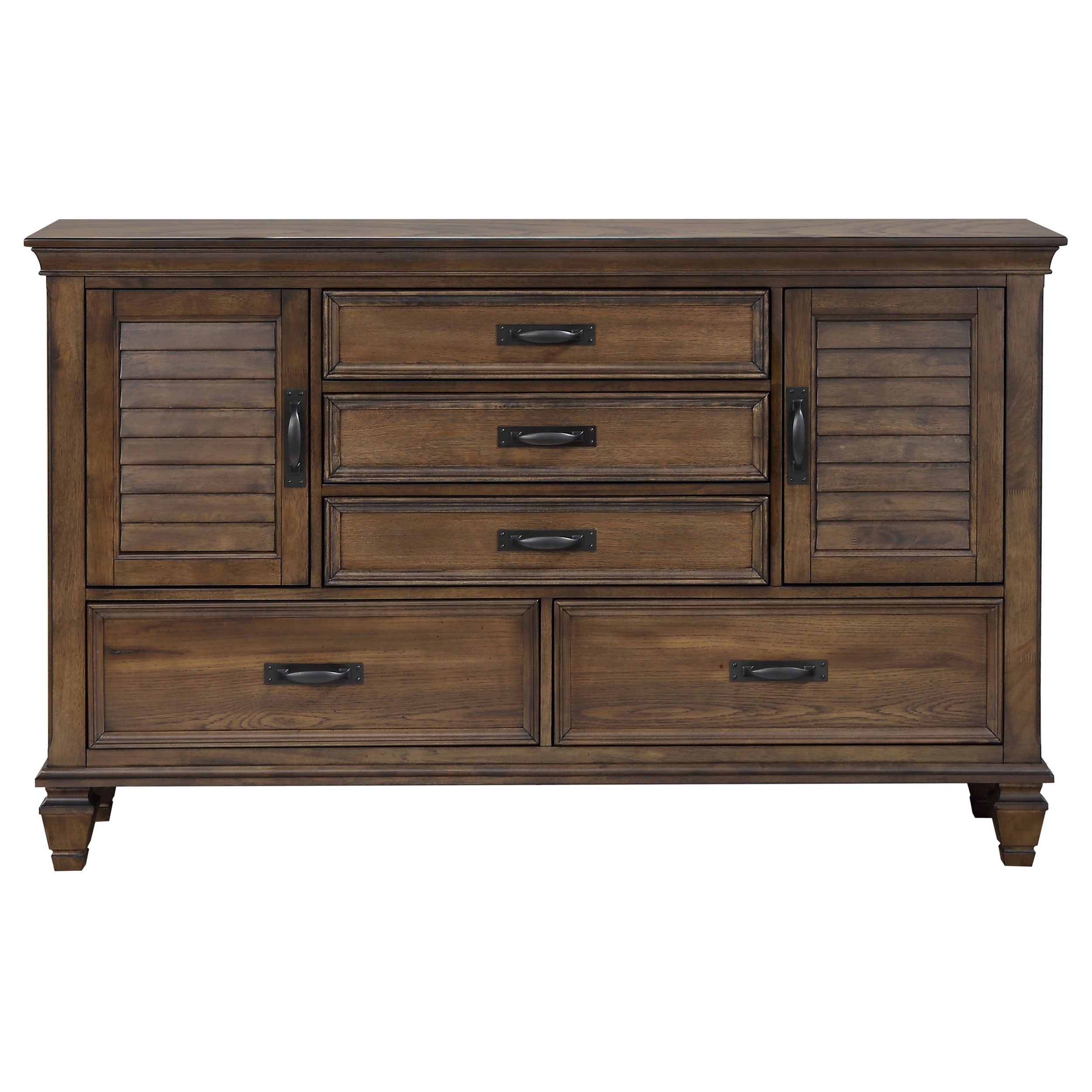 Franco   Bedroom Set Burnished Oak