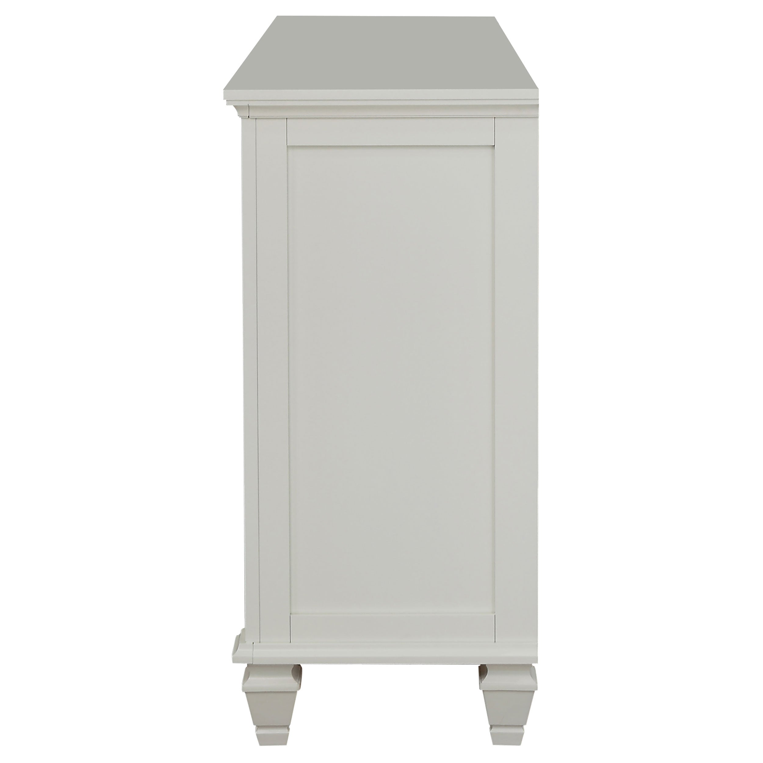 Sandy Beach 11-drawer Rectangular Dresser Cream White