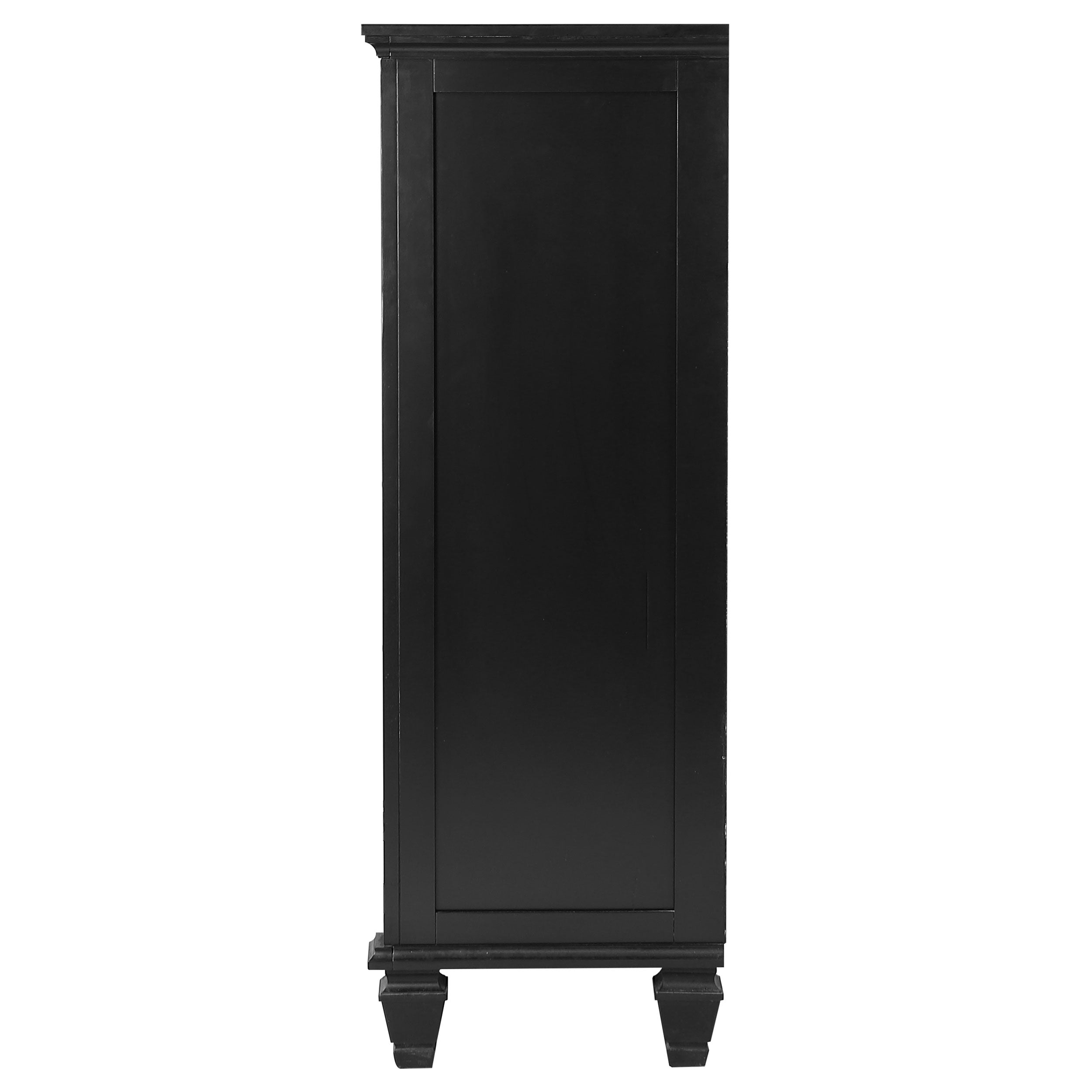 Sandy Beach 5-drawer Chest Black