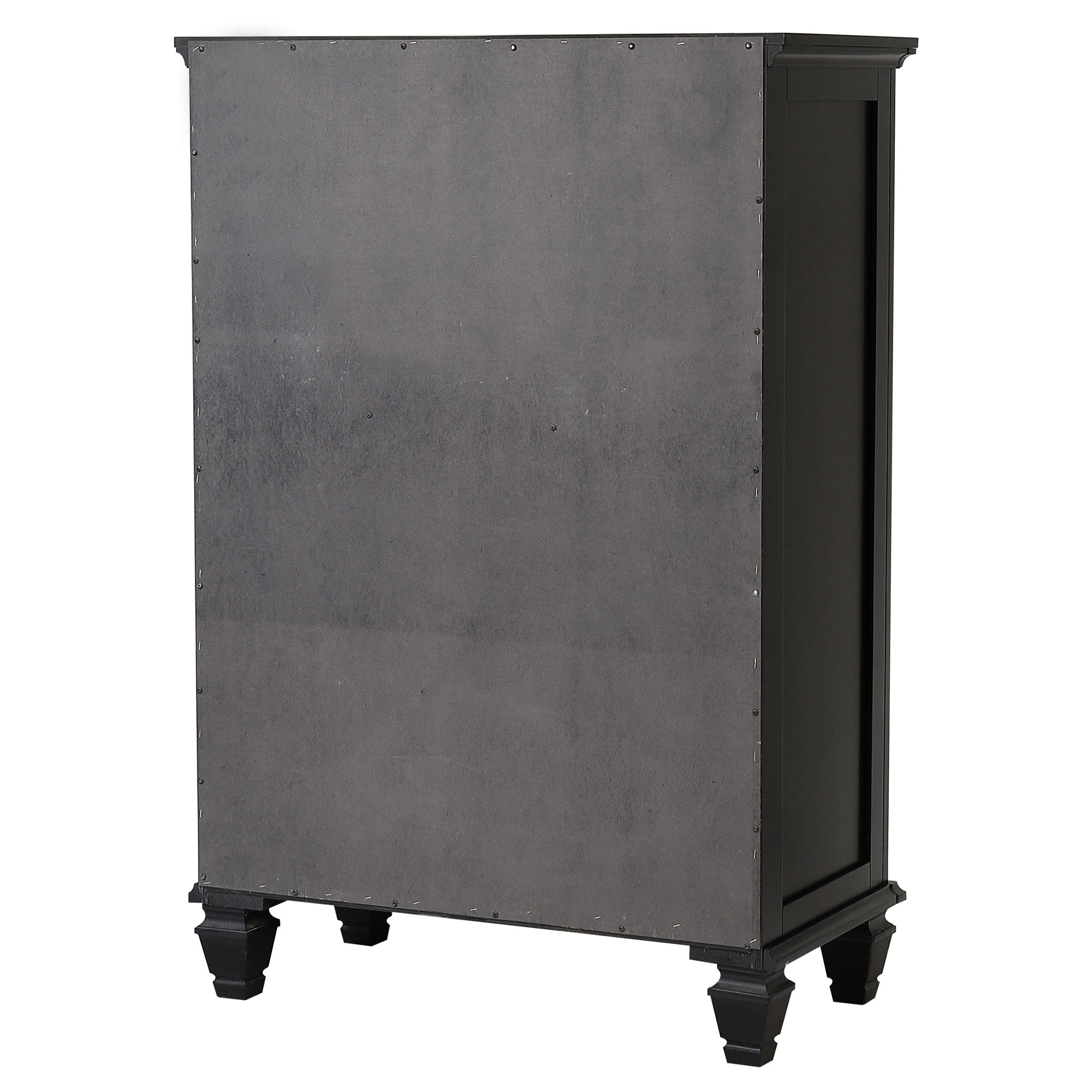 Sandy Beach 5-drawer Chest Black