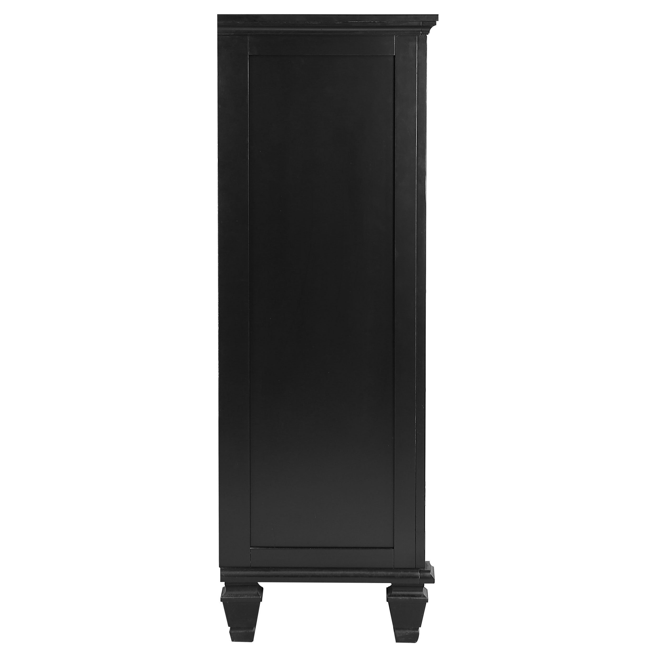 Sandy Beach 5-drawer Chest Black