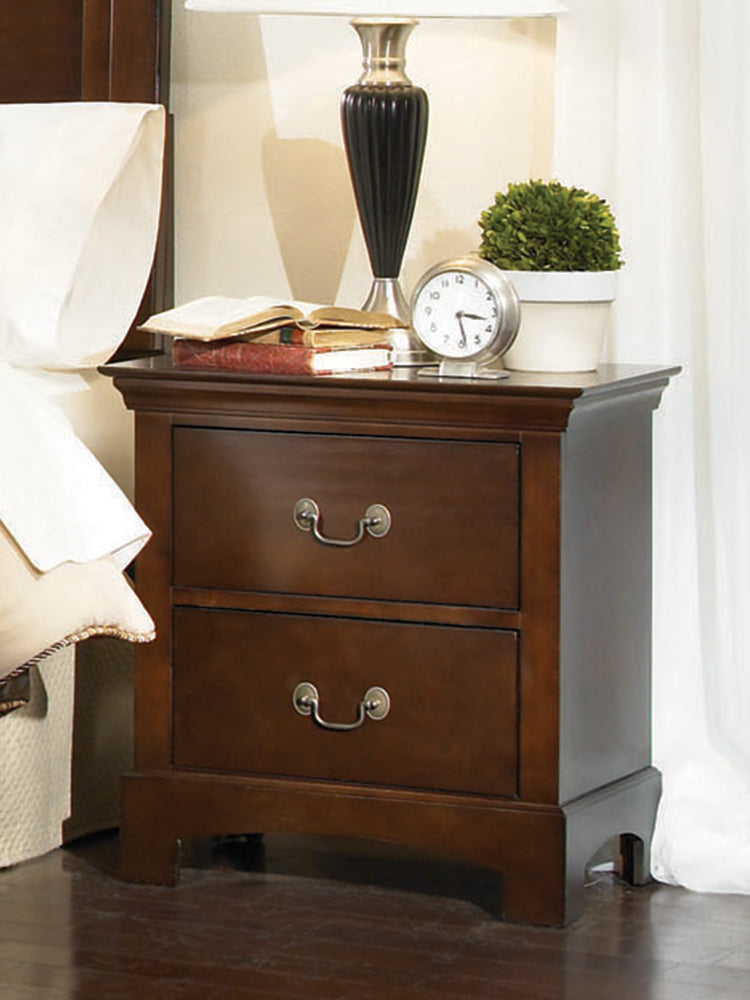 Tatiana 2-drawer Nightstand Warm Brown