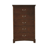 Tatiana 5-drawer Chest Warm Brown