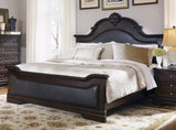 Cambridge  Panel Bed Cappuccino and Brown