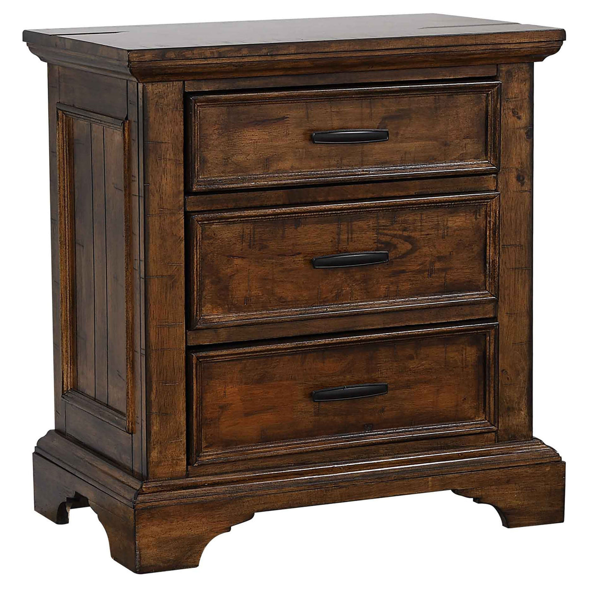 Elk Grove 3-drawer Nightstand Vintage Bourbon