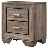 Kauffman 2-drawer Nightstand Washed Taupe