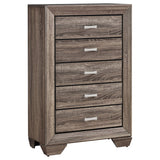 Kauffman 5-drawer Chest Washed Taupe