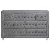 Deanna 7-drawer Rectangular Dresser Grey