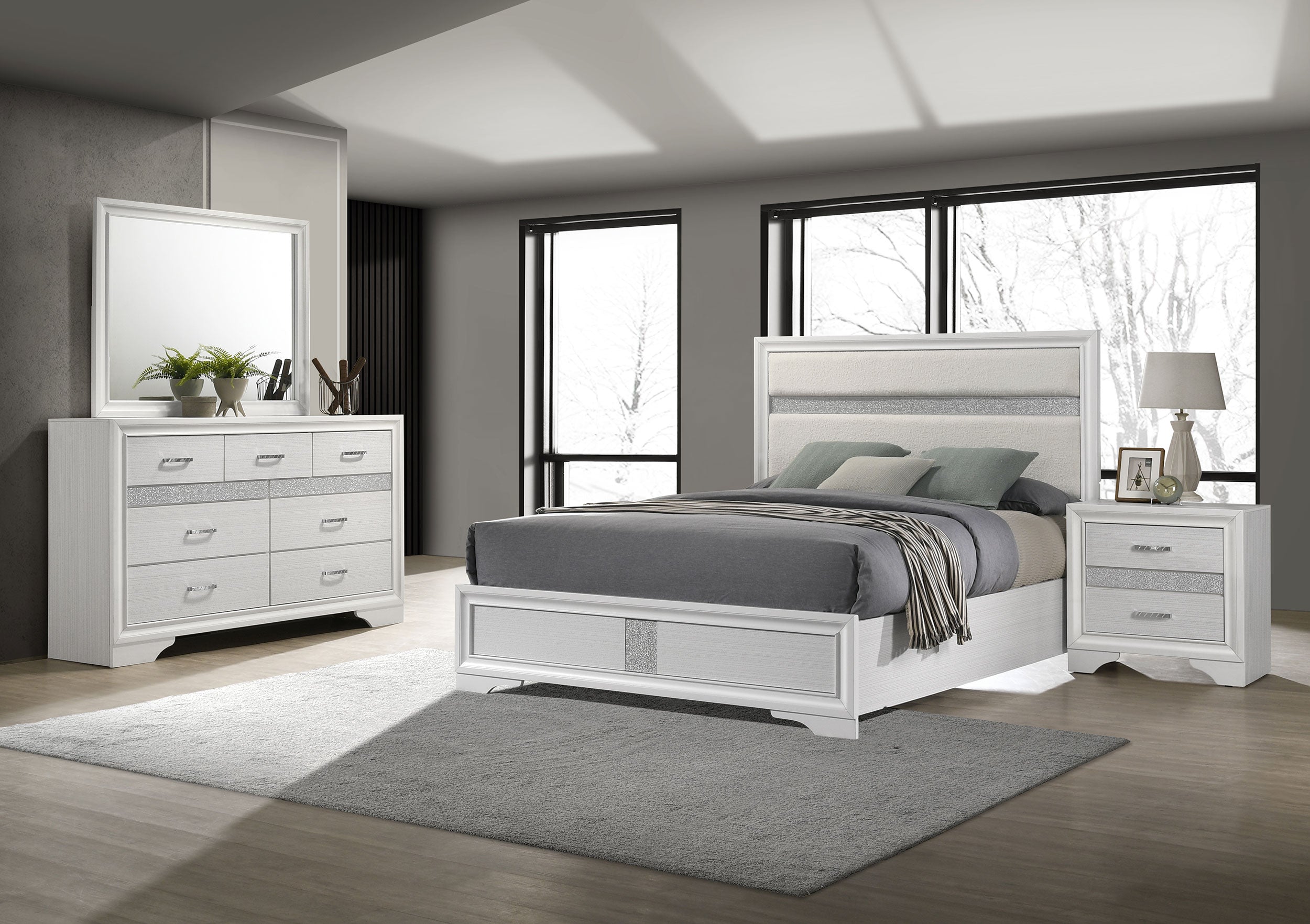 Miranda   Bedroom Set White