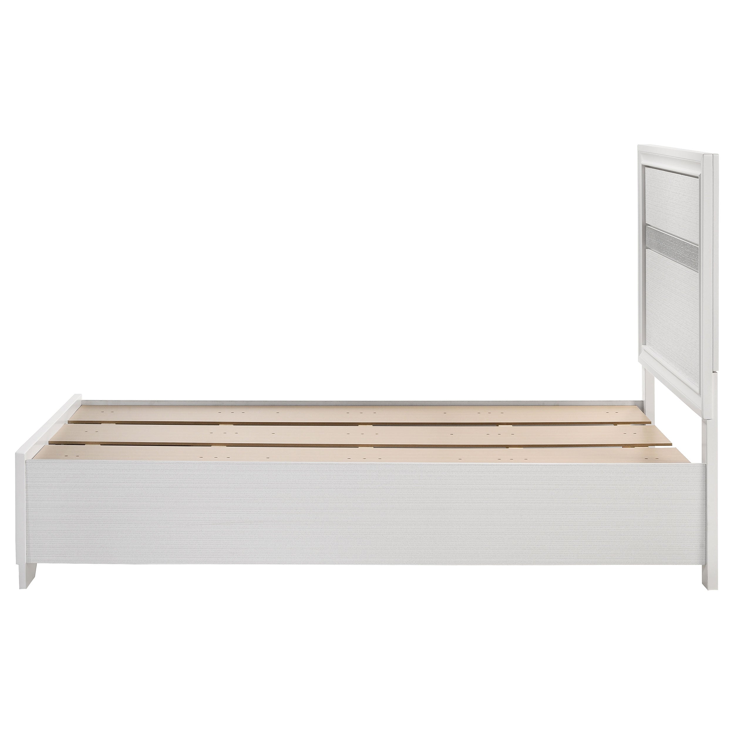 Miranda  2-drawer Storage Bed White