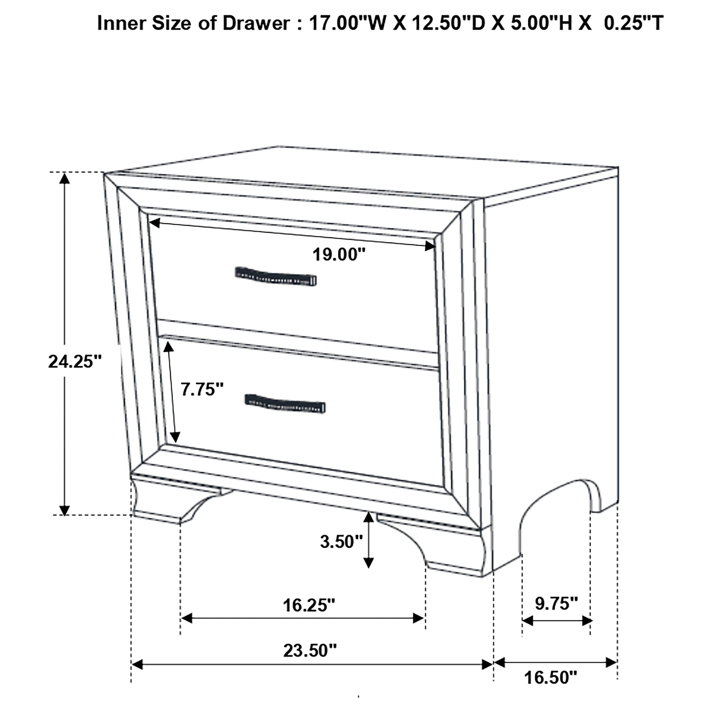 Beaumont Bedroom Set Metallic Champagne