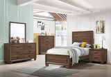 Brandon Bedroom Set Medium Warm Brown