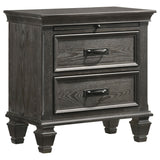 Franco 2-drawer Nightstand Weathered Sage