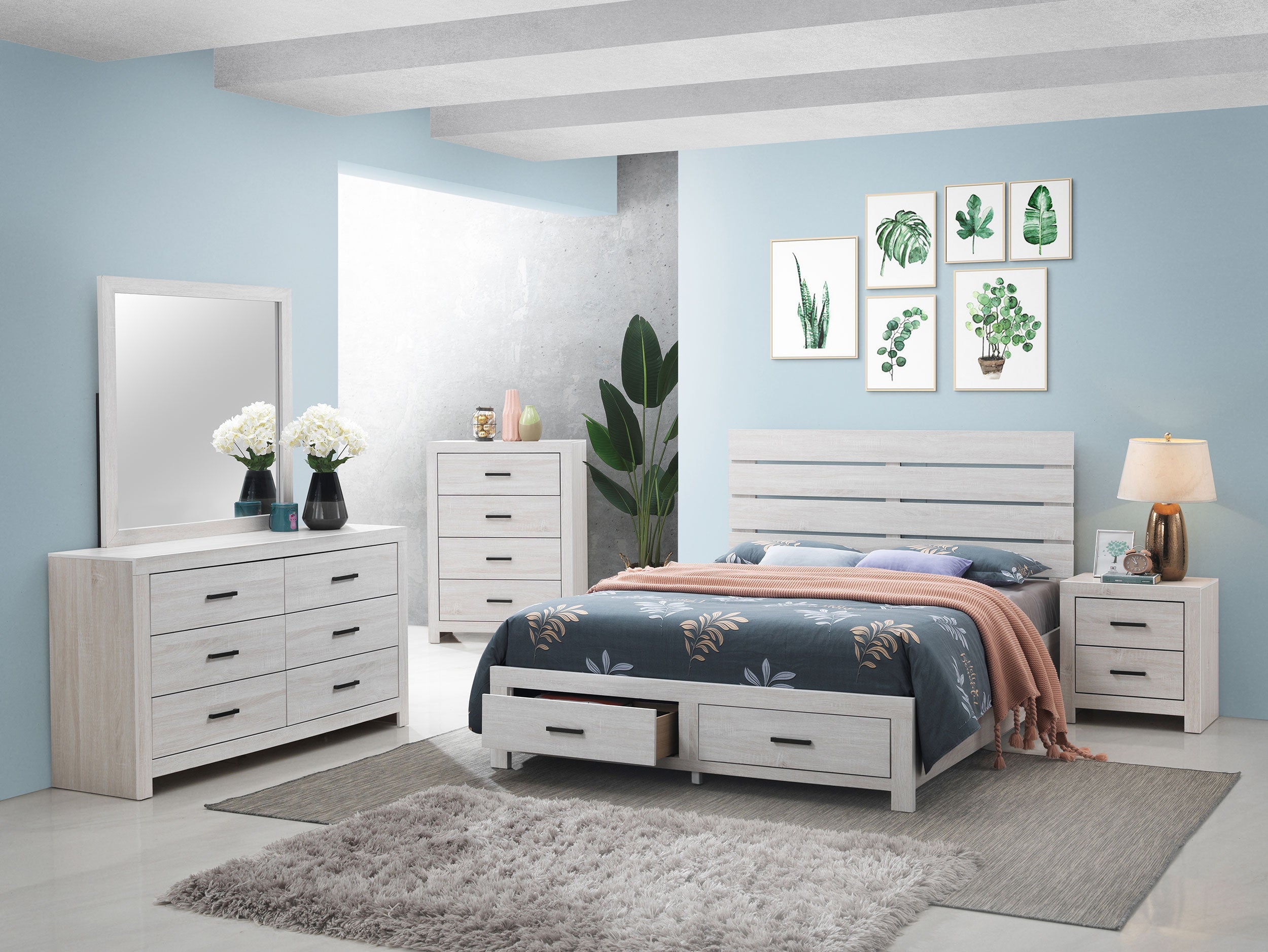 Brantford 4-drawer Chest Coastal White