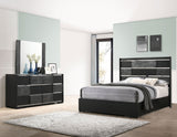 Blacktoft   Panel Bedroom Set Black