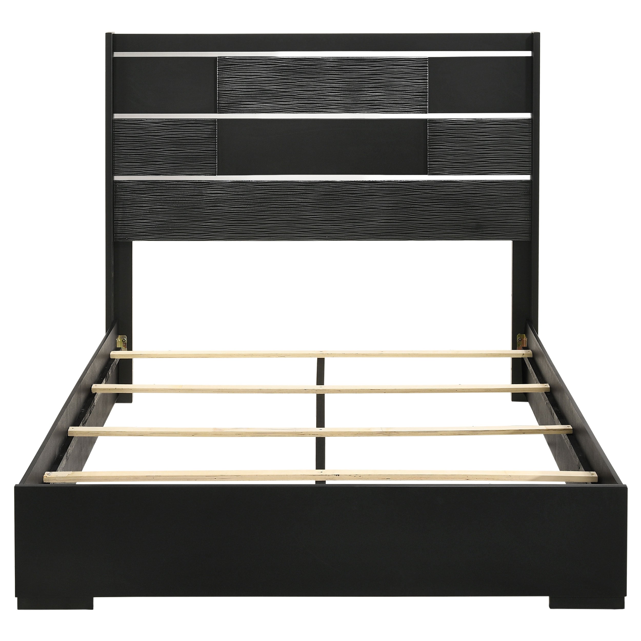 Blacktoft  Panel Bed Black