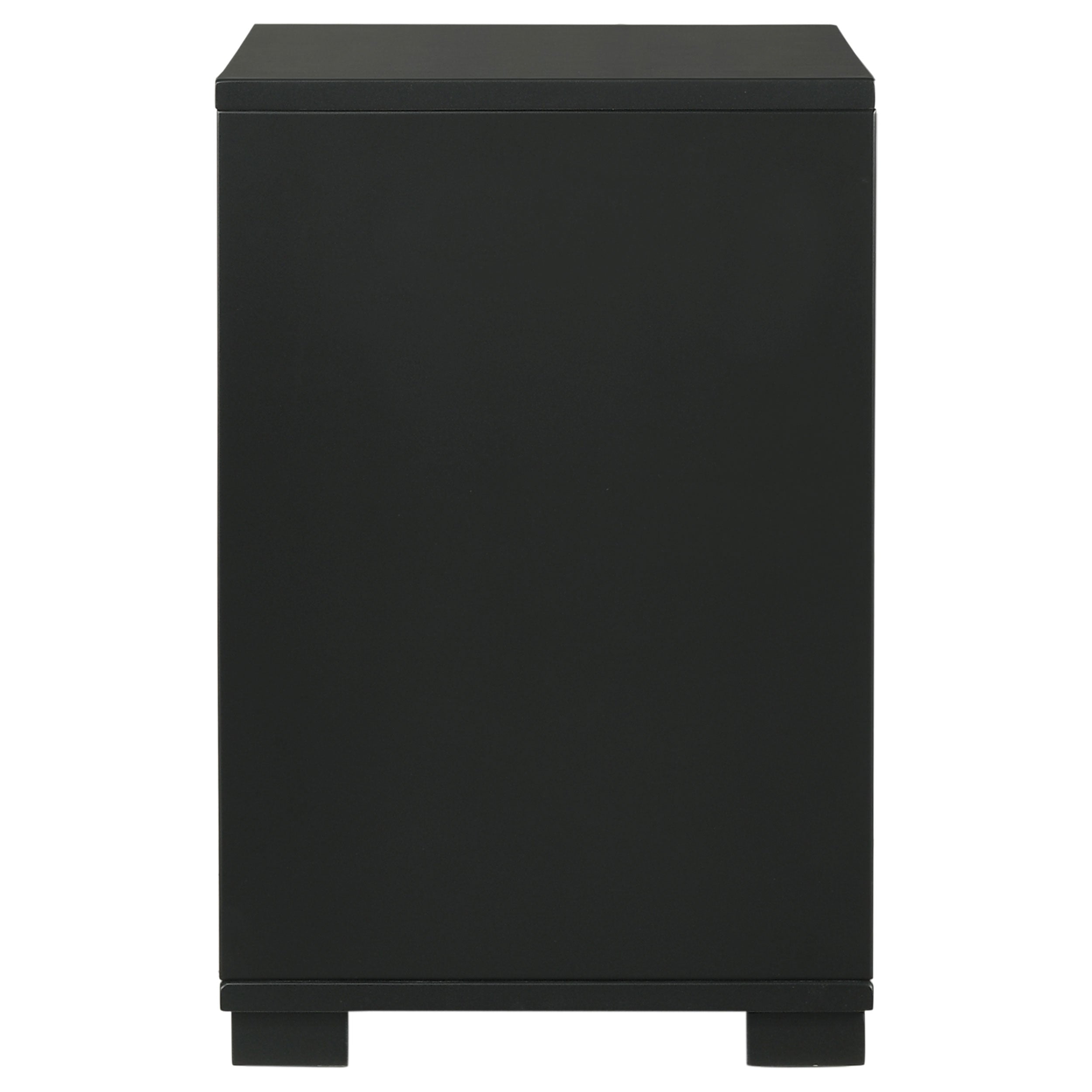 Blacktoft 2-drawer Nightstand Black