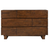 Genevieve 6-drawer Rectangular Dresser Dark Brown