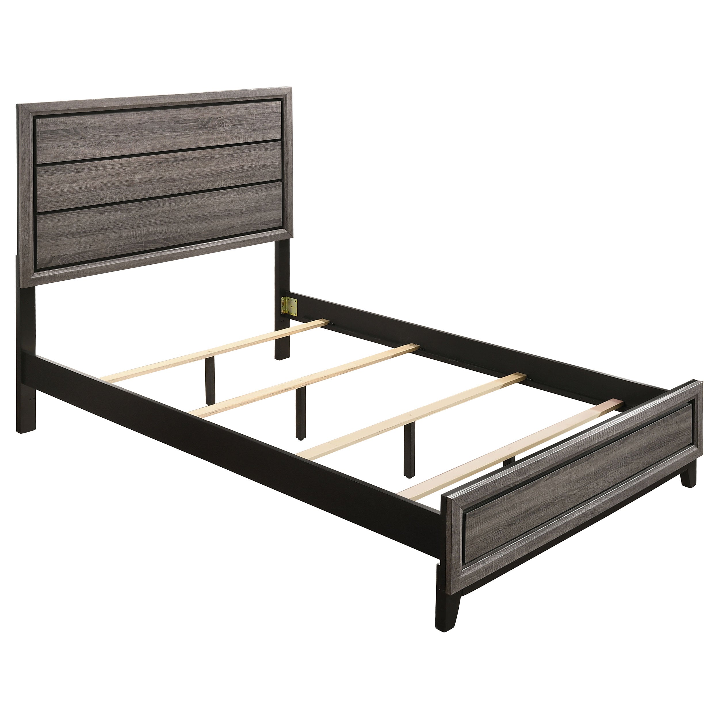 Watson  Bed Grey Oak and Black