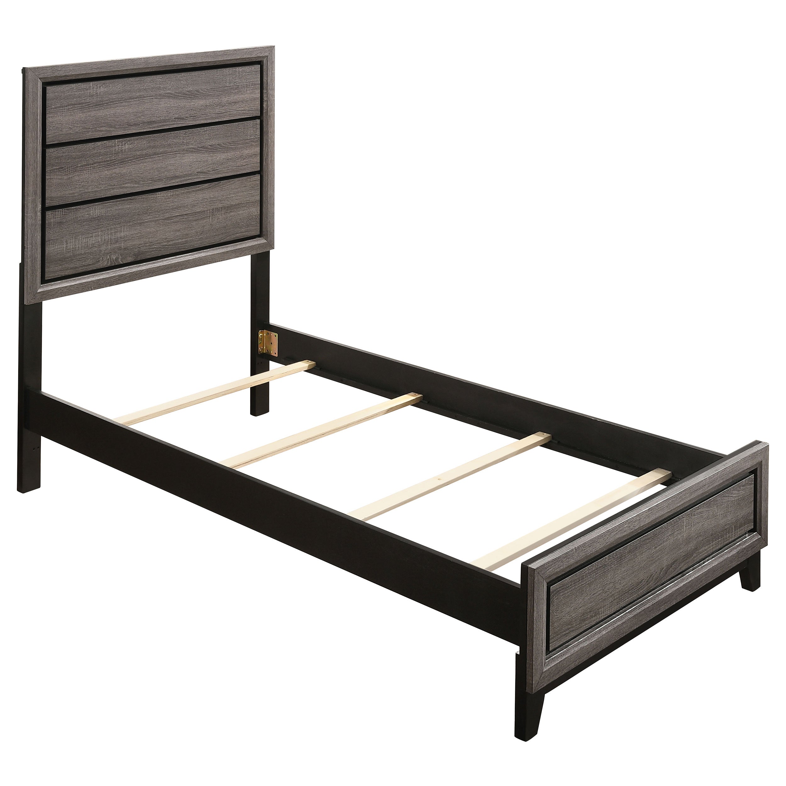 Watson  Bed Grey Oak and Black