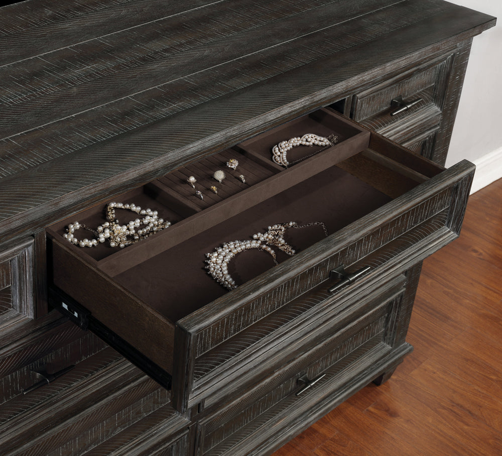 Atascadero 9-drawer Dresser Weathered Carbon