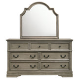 Manchester 7-drawer Dresser with Mirror Wheat Brown