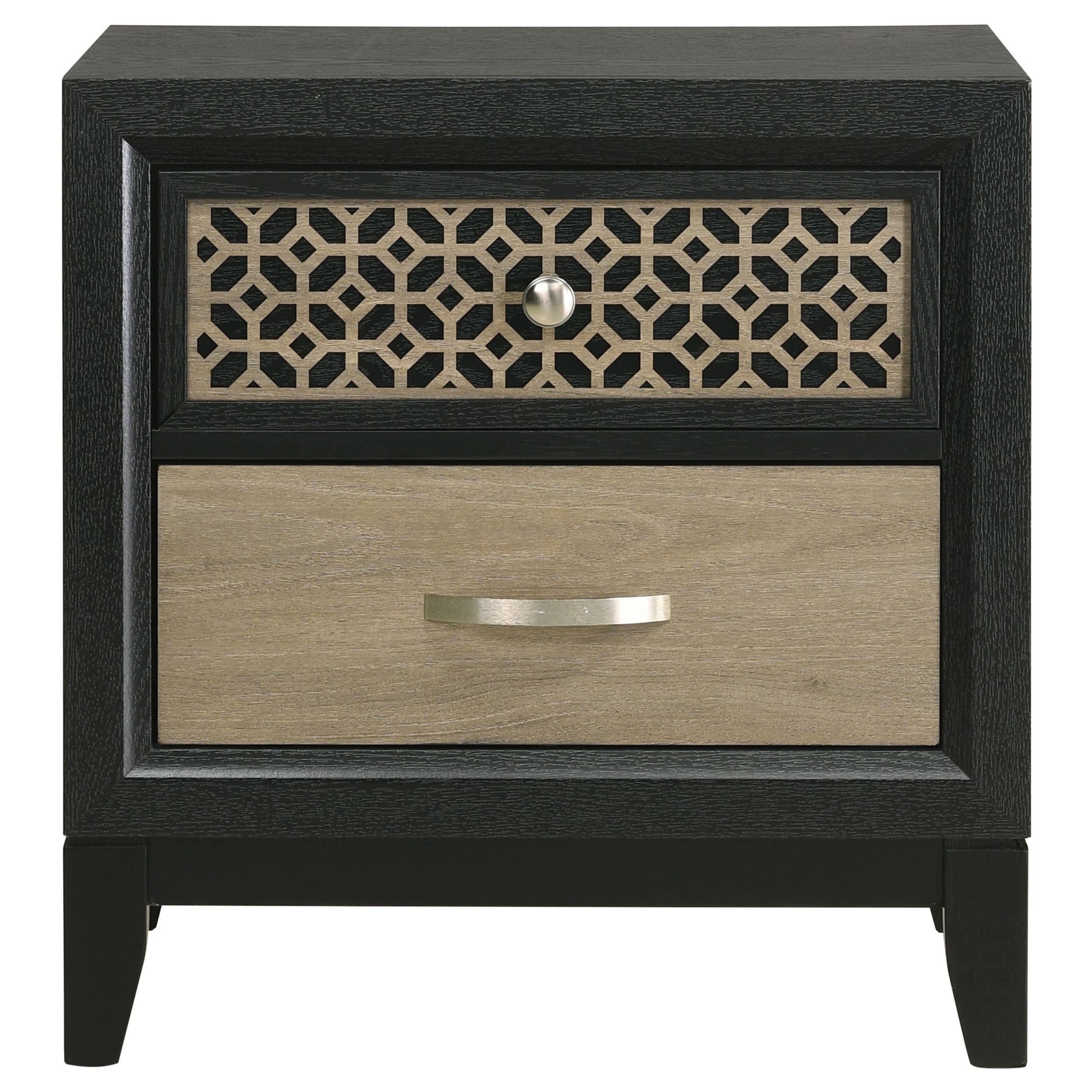 Valencia   Bedroom Set Light Brown and Black