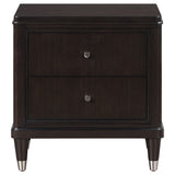 Emberlyn 2-drawer Nightstand Bedside Table Brown